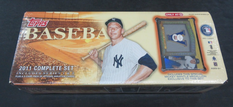 2011 Topps Baseball Factory Set (Target) (Mantle Medallion)