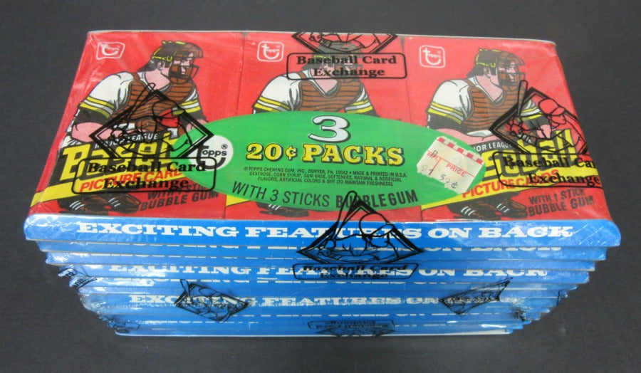 1978 Topps Baseball Unopened Wax Pack Tray (Lot of 12)