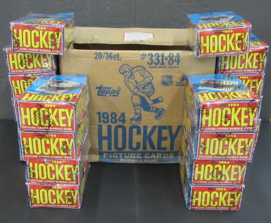 1984/85 Topps Hockey Unopened Case (20 Box) (BBCE)