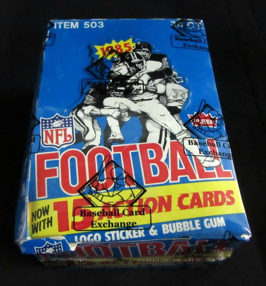 1985 Fleer Football Unopened Wax Box (BBCE)