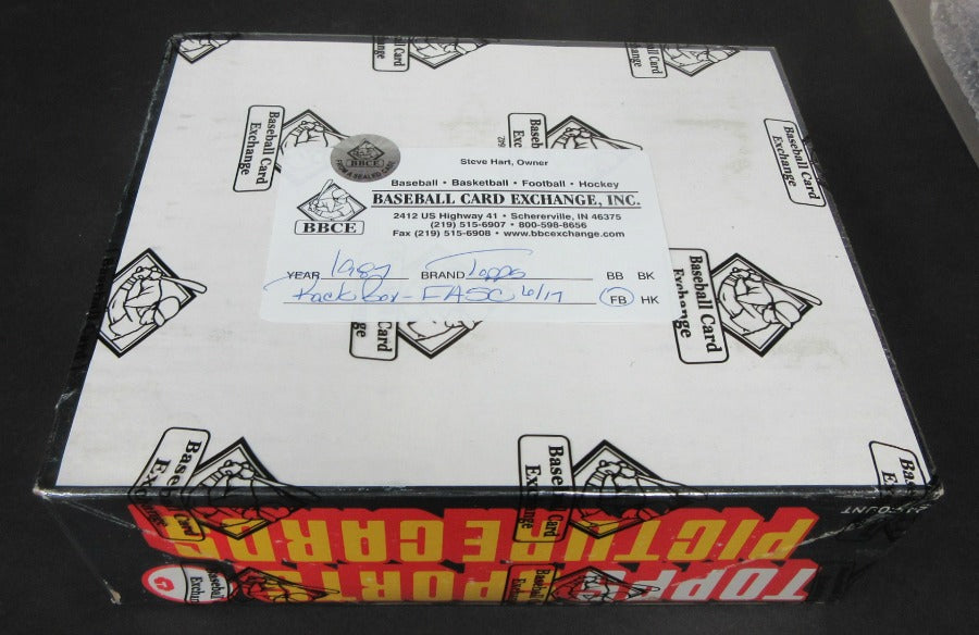 1987 Topps Football Unopened Rack Box (FASC)