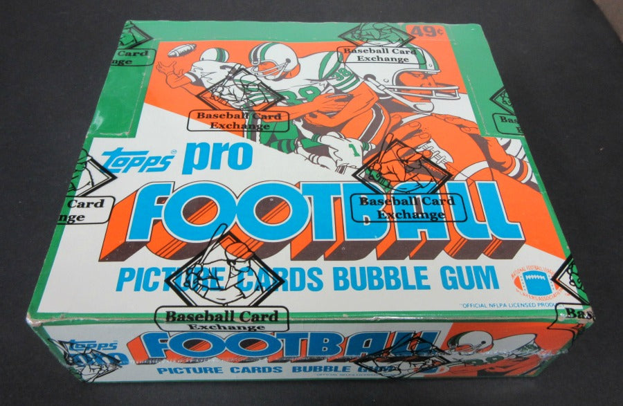 1982 Topps Football Unopened Cello Box (w- stickers)