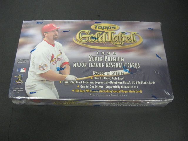 1998 Topps Gold Label Baseball Box (Retail)