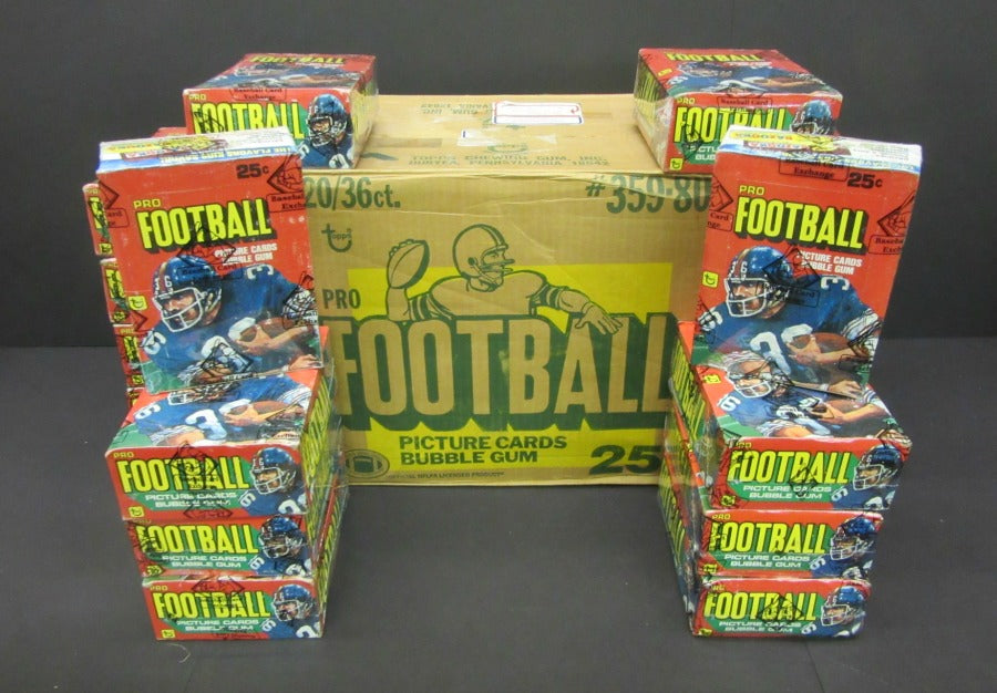 1980 Topps Football Unopened Wax Case (20 Box) (BBCE)