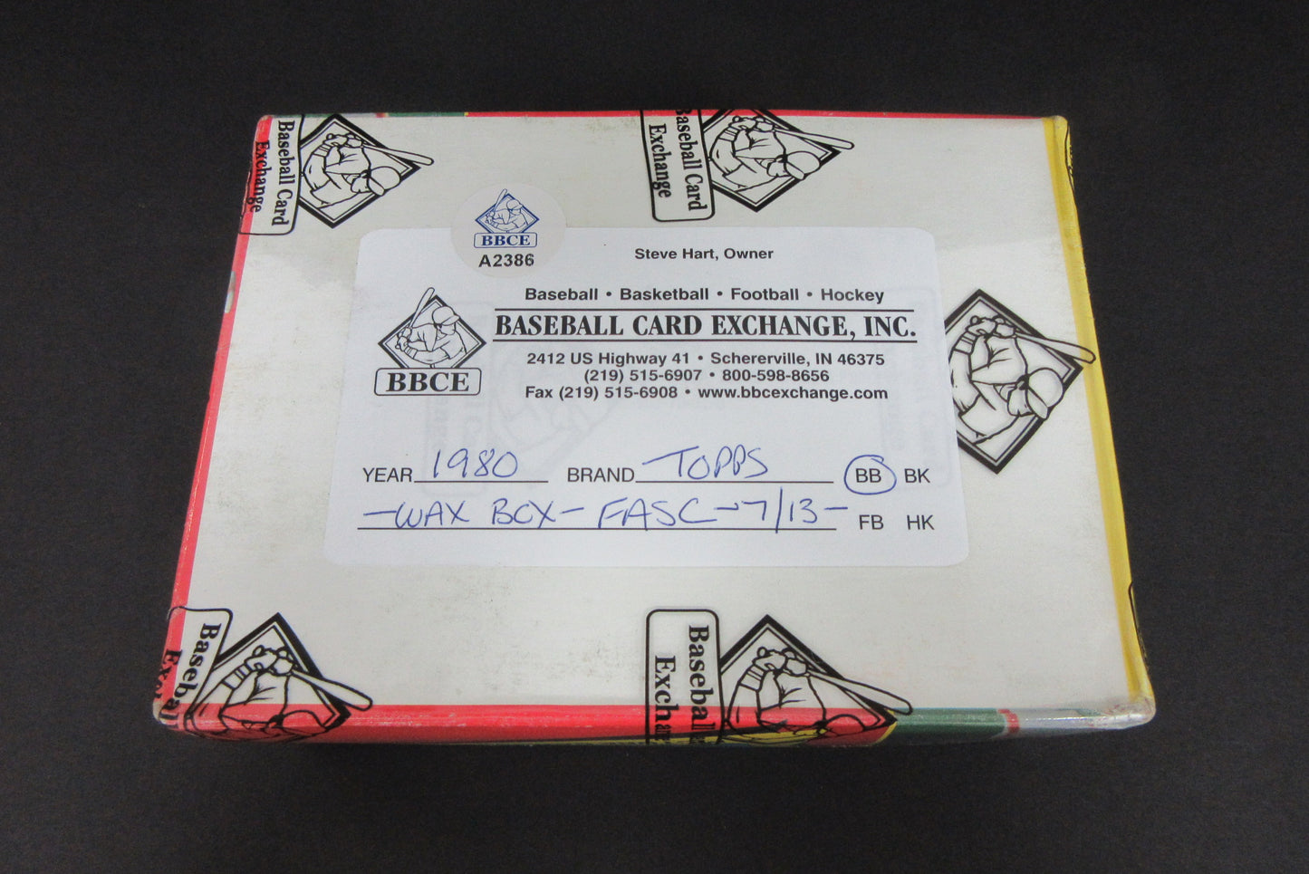 1980 Topps Baseball Unopened Wax Box (FASC)