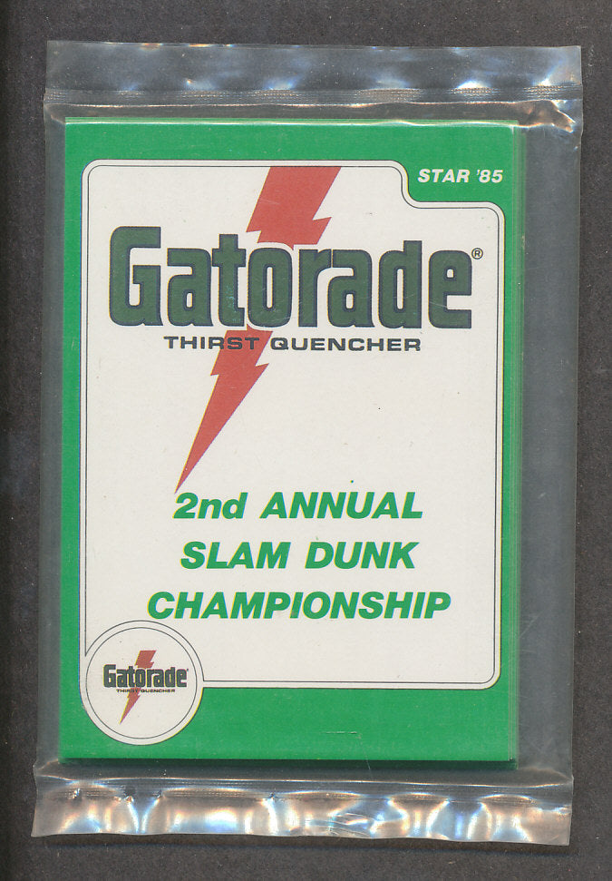 1985 Star Basketball Gatorade Slam Complete Set (Sealed)