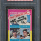 1975 Topps Baseball Unopened Cello Pack PSA 7 w/ Carter Top