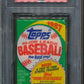 1987 Topps Baseball Unopened Wax Pack PSA 9