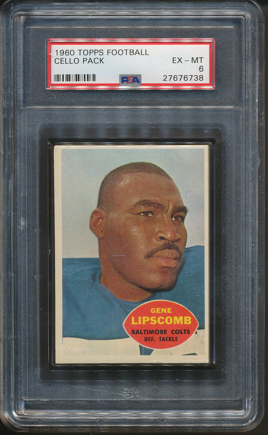 1960 Topps Football Unopened Cello Pack PSA 6