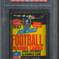1987 Fleer Football Unopened Wax Pack PSA 9