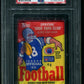 1989 OPC Football Unopened Wax Pack PSA MINT 9