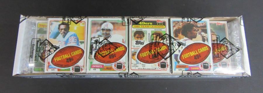 1981 Topps Football Unopened Cello Pack (Lot of 24) (BBCE)