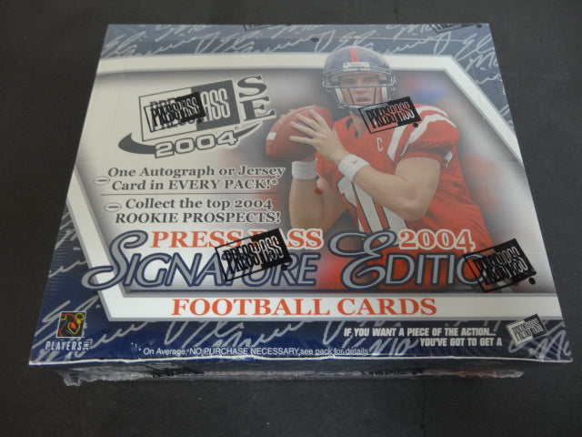 2004 Press Pass Signature Edition Football Box (Hobby)