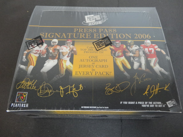 2006 Press Pass Signature Edition Football Box (Hobby)