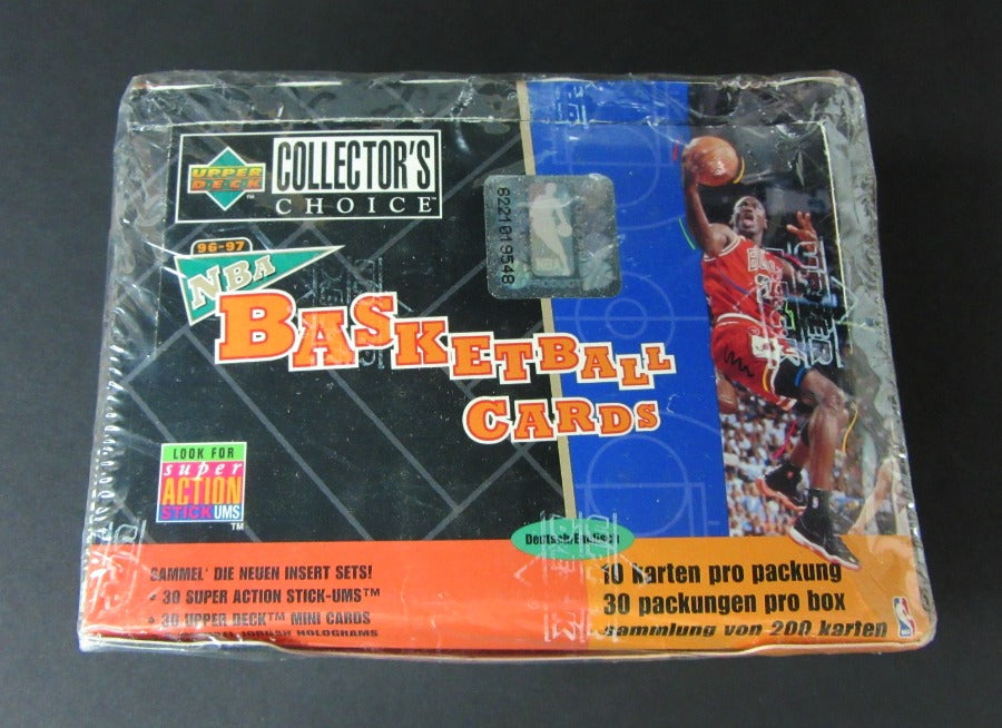 1996/97 Upper Deck Collector's Choice Basketball Series 1 Box (Europe)