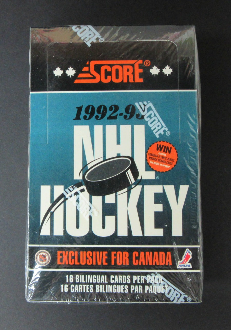 1992/93 Score Hockey Box (Canada) (36/16)