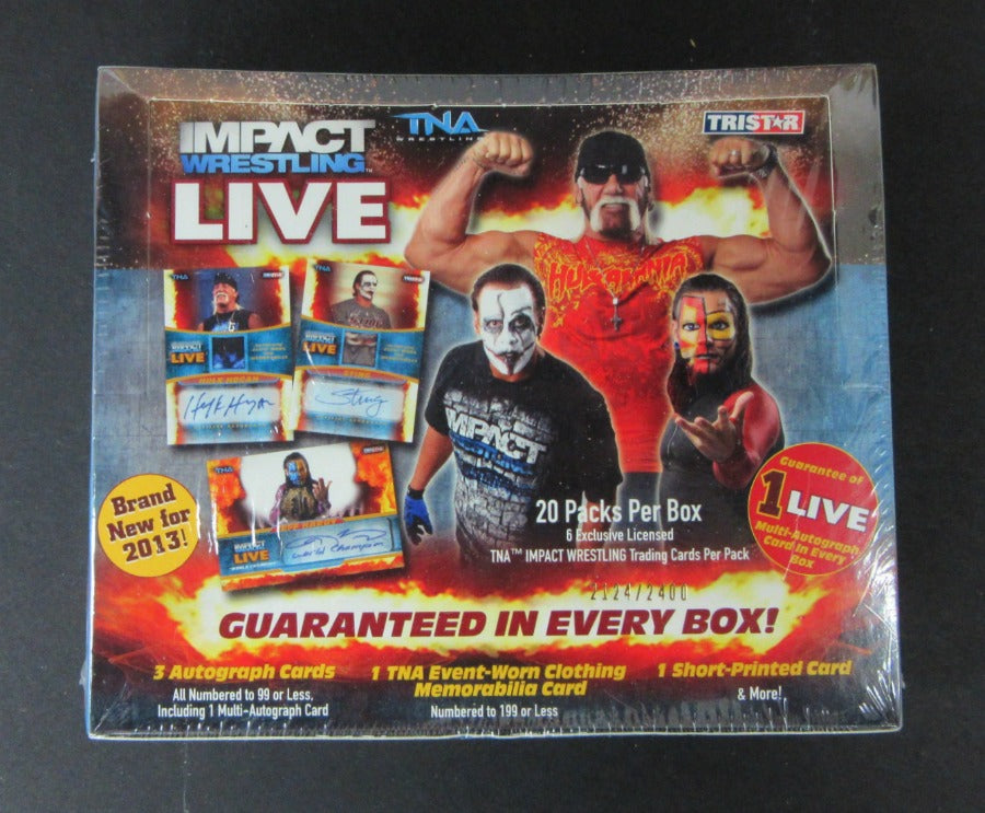 2013 TriStar TNA Impact Live Wrestling Cards Box