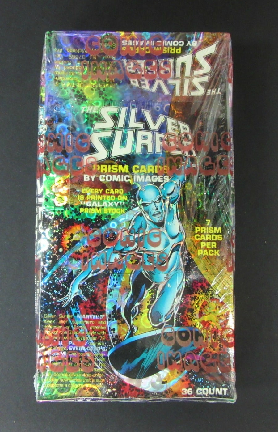 1992 Comic Images Silver Surfer Prism Cards Box