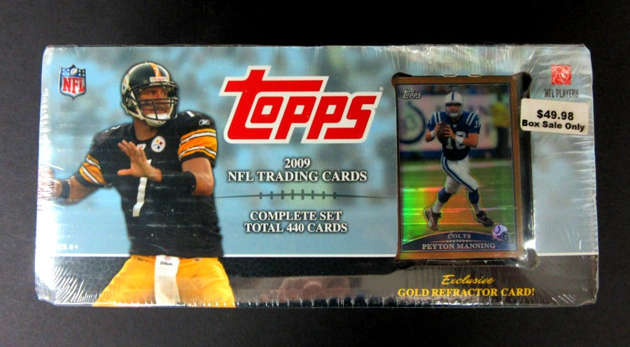 2009 Topps Football Factory Set (Manning Refractor)