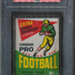 1964 Topps CFL Football Unopened Wax Pack PSA 8