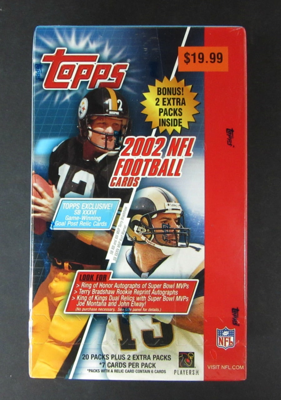 2002 Topps Football Blaster Box (22/7)