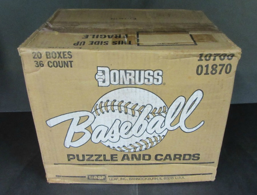 1987 Donruss Baseball Unopened Wax Case (20 Box) (NFS)