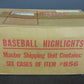 1985 Donruss Baseball Highlights Factory Set Case (6 Box)