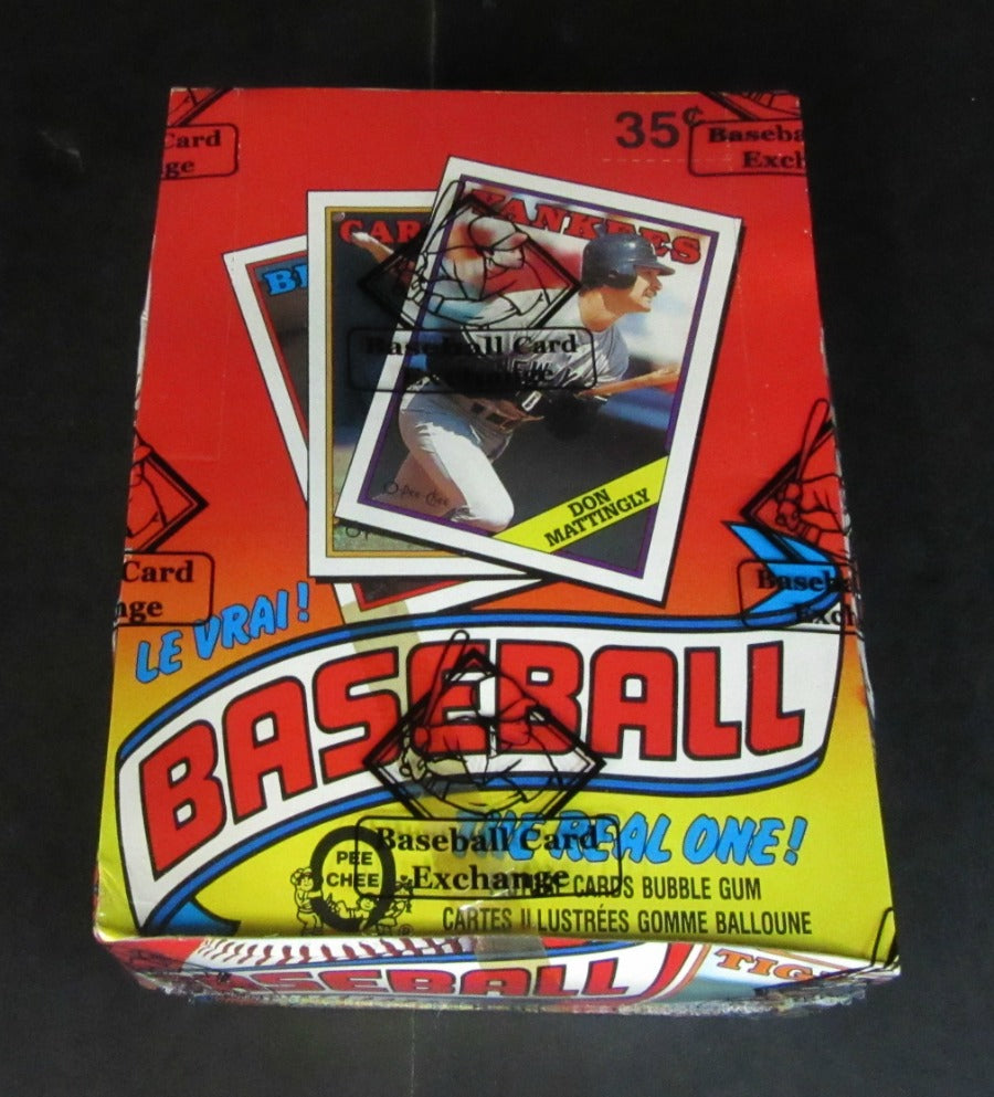 1988 OPC O-Pee-Chee Baseball Unopened Wax Box (FASC)