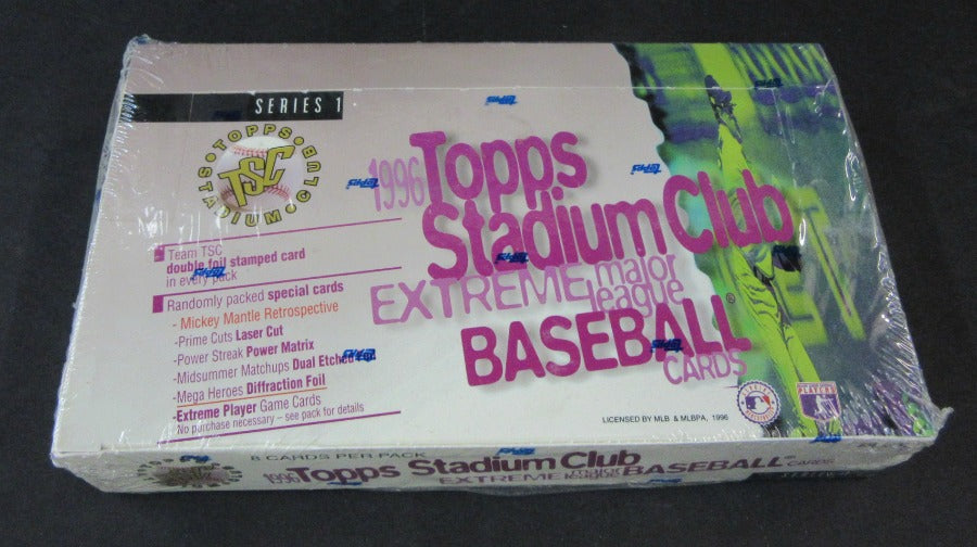 1996 Topps Stadium Club Baseball Series 1 Box (Retail) (24/8)