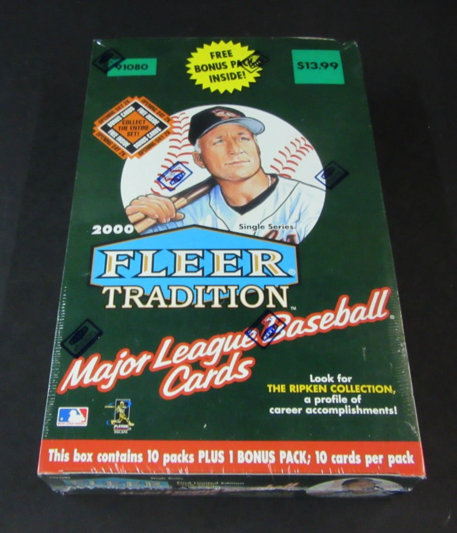 2000 Fleer Tradition Baseball Blaster Box (11/10)