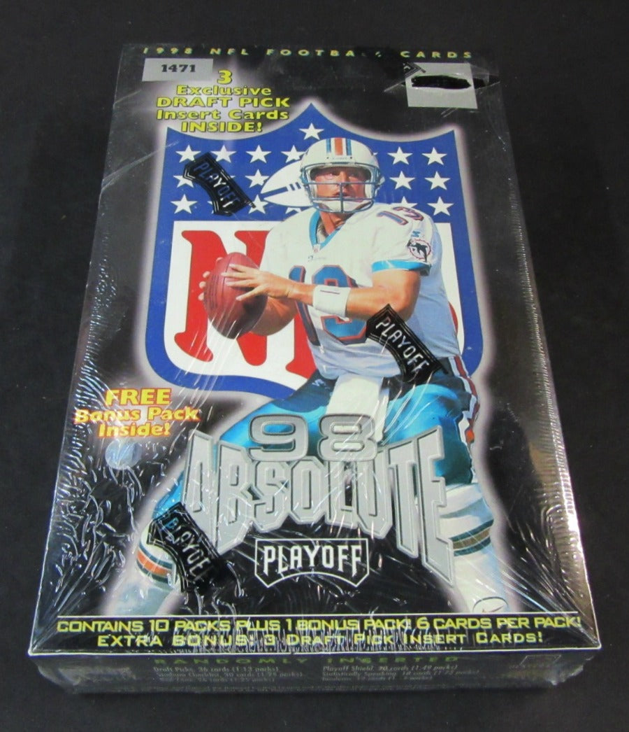 1998 Playoff Absolute Football Blaster Box (11/6)