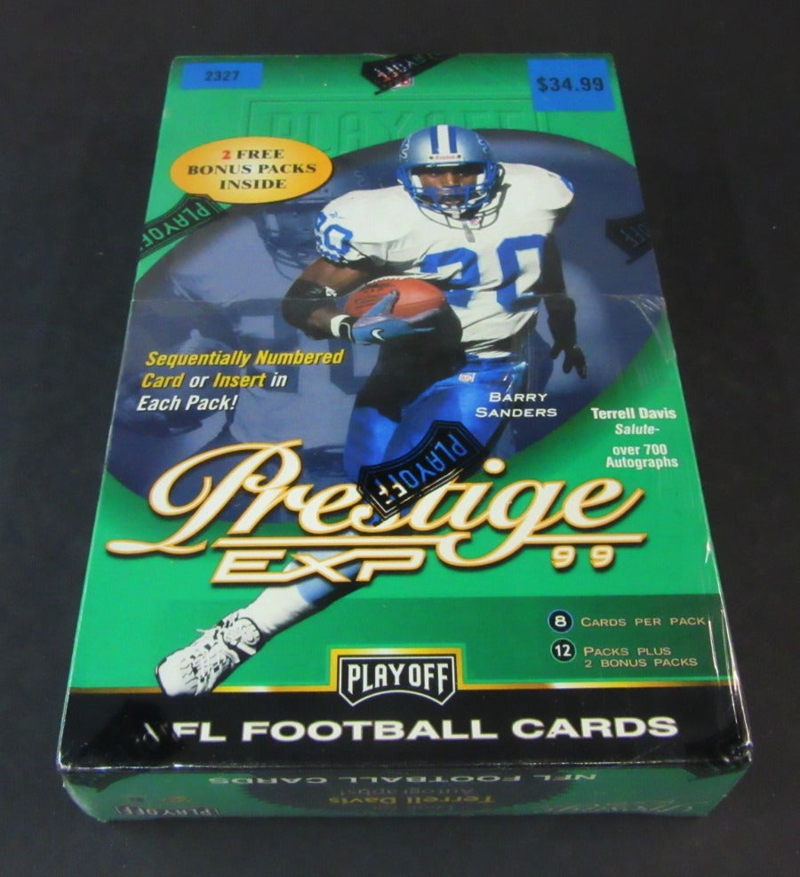 1999 Playoff Prestige EXP Football Blaster Box (14/8)