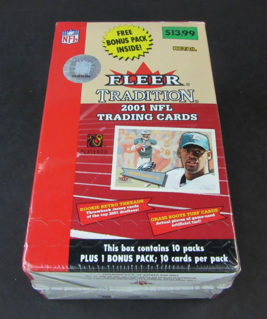 2001 Fleer Tradition Football Blaster Box (11/10)