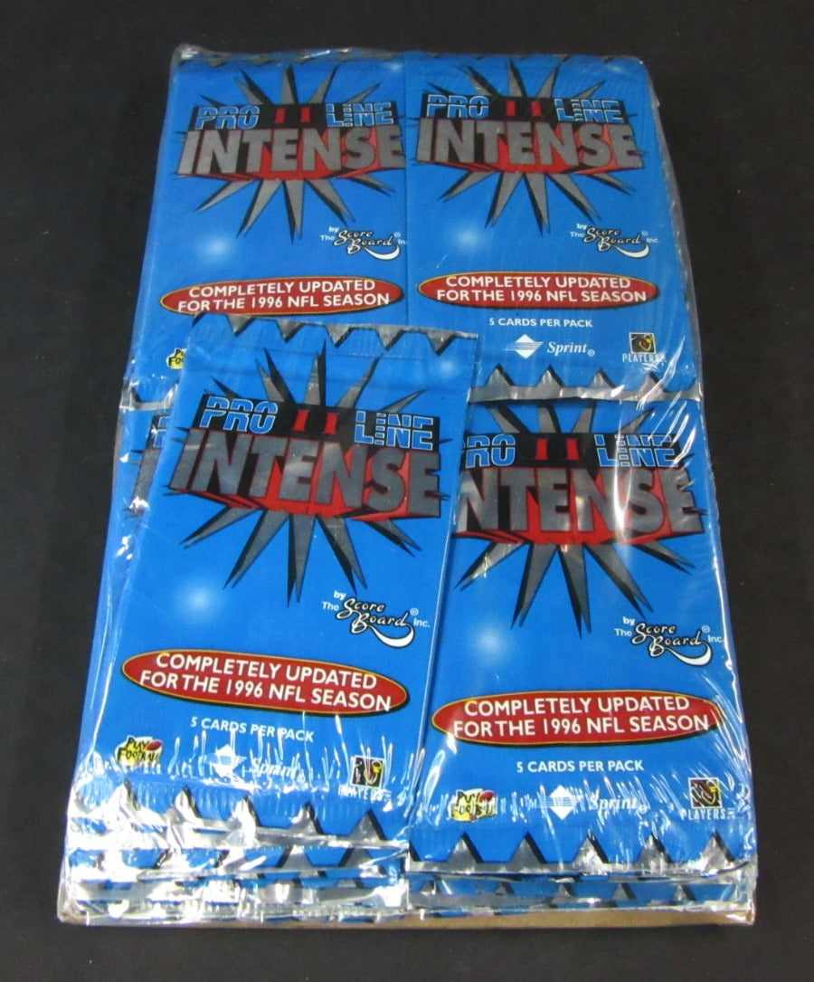 1996 Score Board Pro Line II Intense Football (Lot of 36 packs)