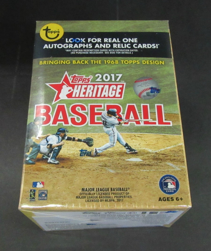 2017 Topps Heritage Baseball Blaster Box (8/9)