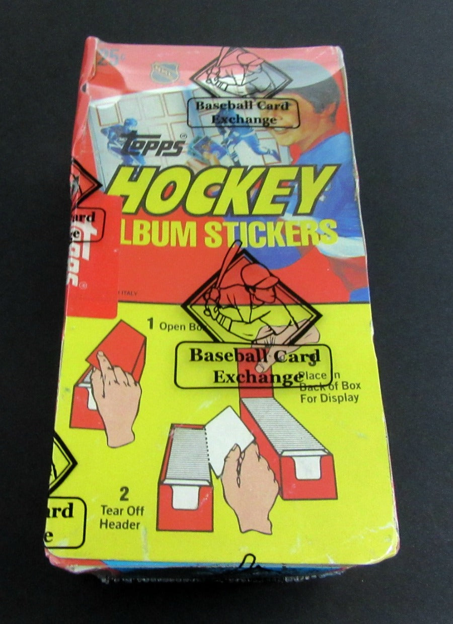 1982/83 Topps Hockey Album Stickers Unopened Box