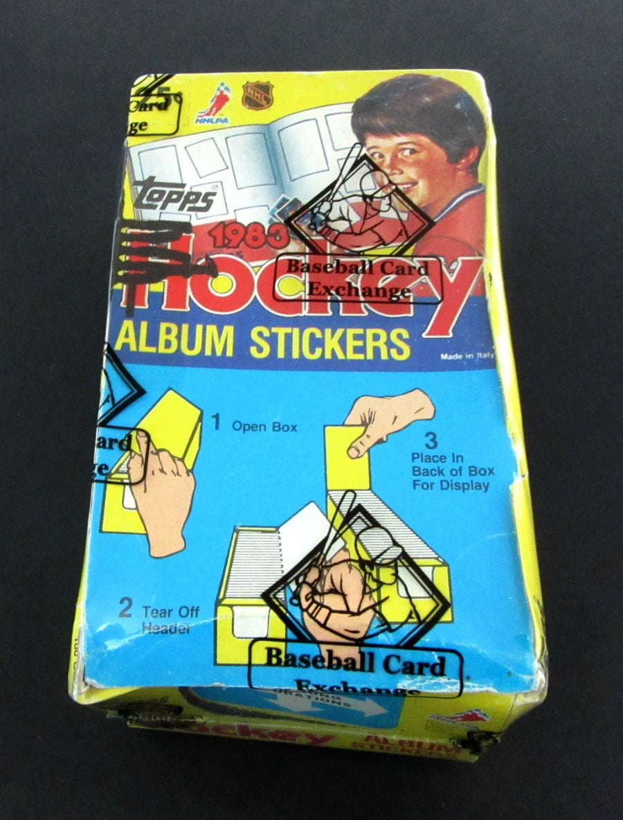 1983/84 Topps Hockey Album Stickers Unopened Box