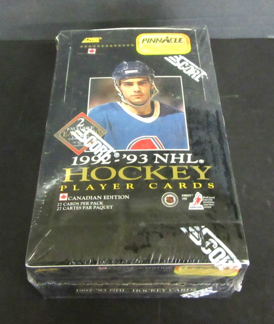 1992/93 Pinnacle Hockey Jumbo Box (Canada)