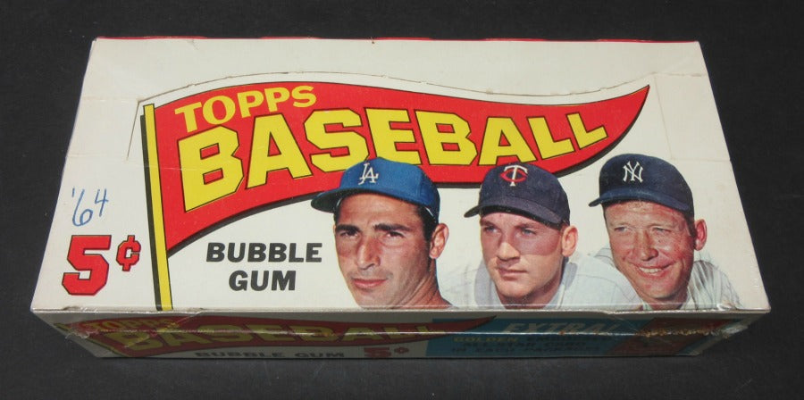 1965 Topps Baseball 5 Cent Empty Display Box (Embossed Card)