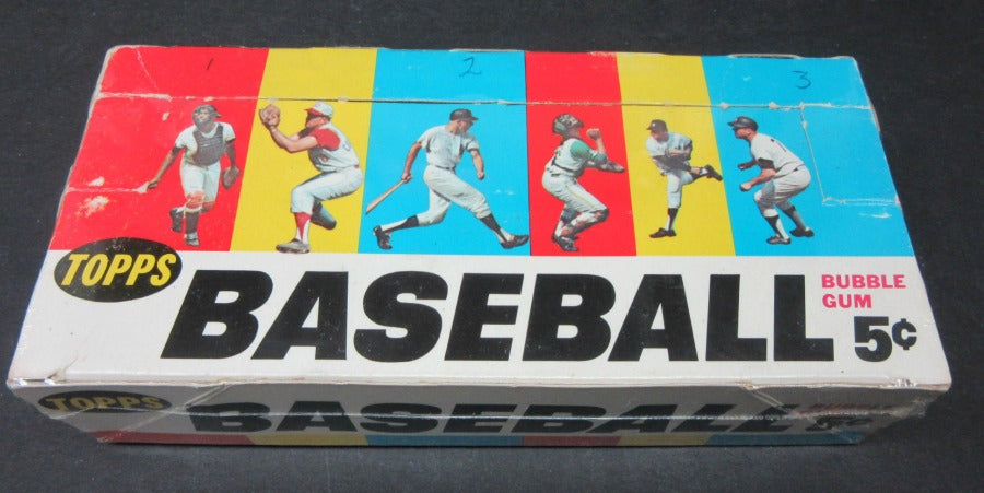 1966 Topps Baseball 5 Cent Empty Display Box