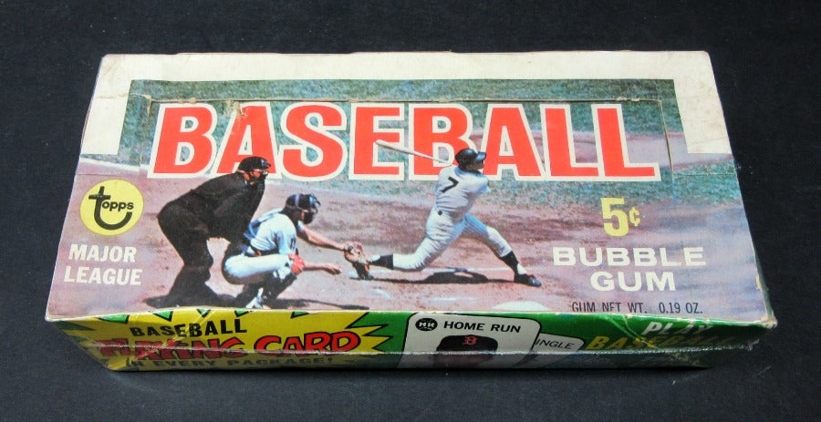 1968 Topps Baseball 5 Cent Empty Display Box (Playing Card)