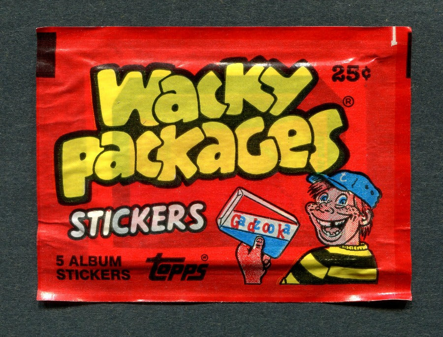 1986 Topps Wacky Packages Stickers Unopened Pack