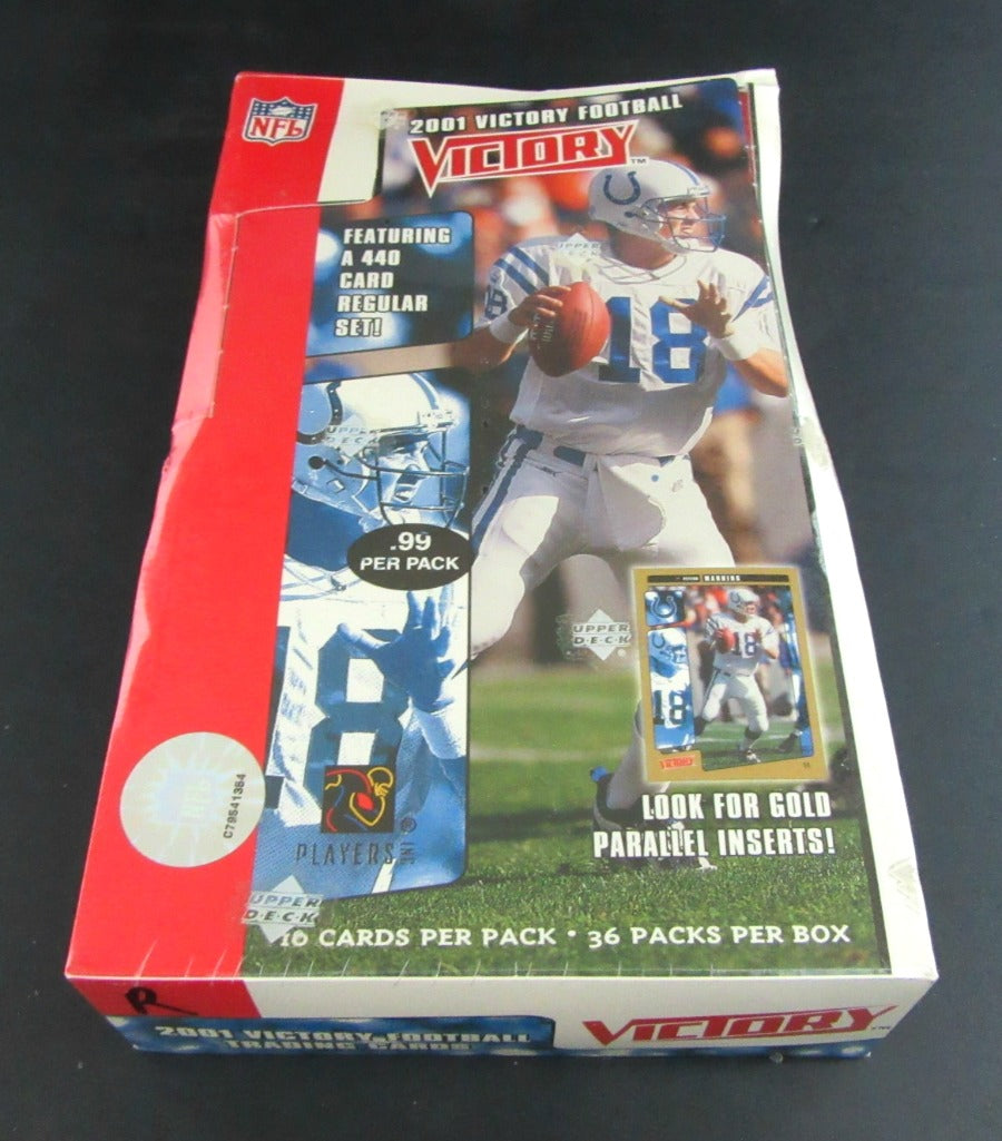 2001 Upper Deck Victory Football Box (Retail)