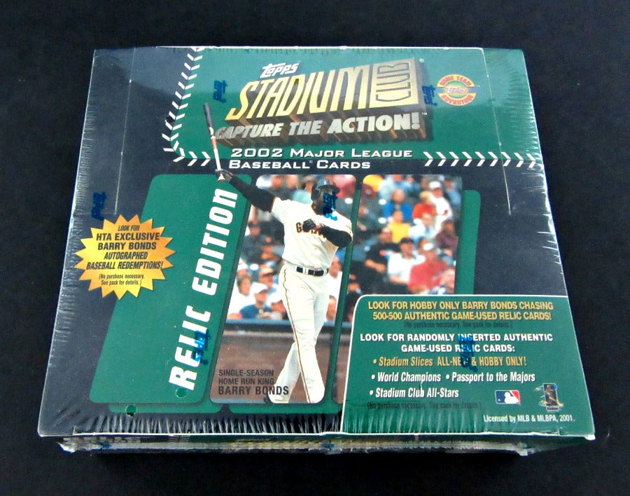2002 Topps Stadium Club Baseball Jumbo Box (HTA)
