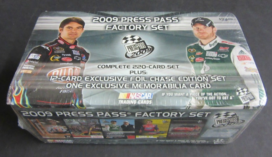 2009 Press Pass Racing Race Cards Factory Set