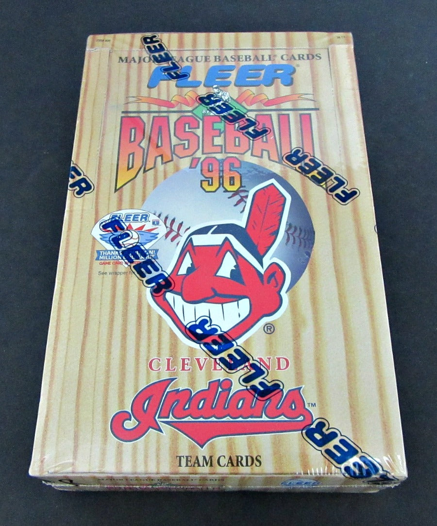 1996 Fleer Baseball Box (Cleveland Indians)