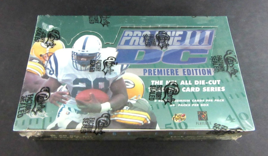 1996 Classic Pro Line DC III Football Box