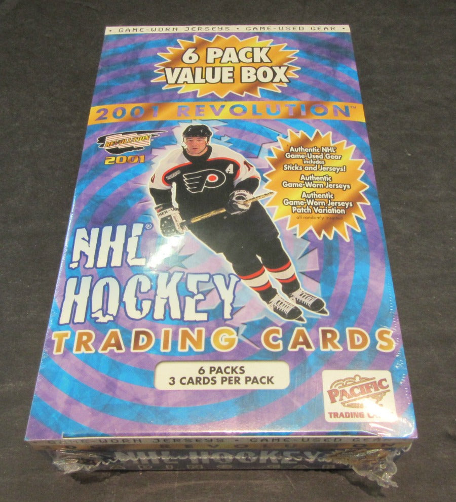 2000/01 Pacific Revolution Hockey Blaster Box (6/3)