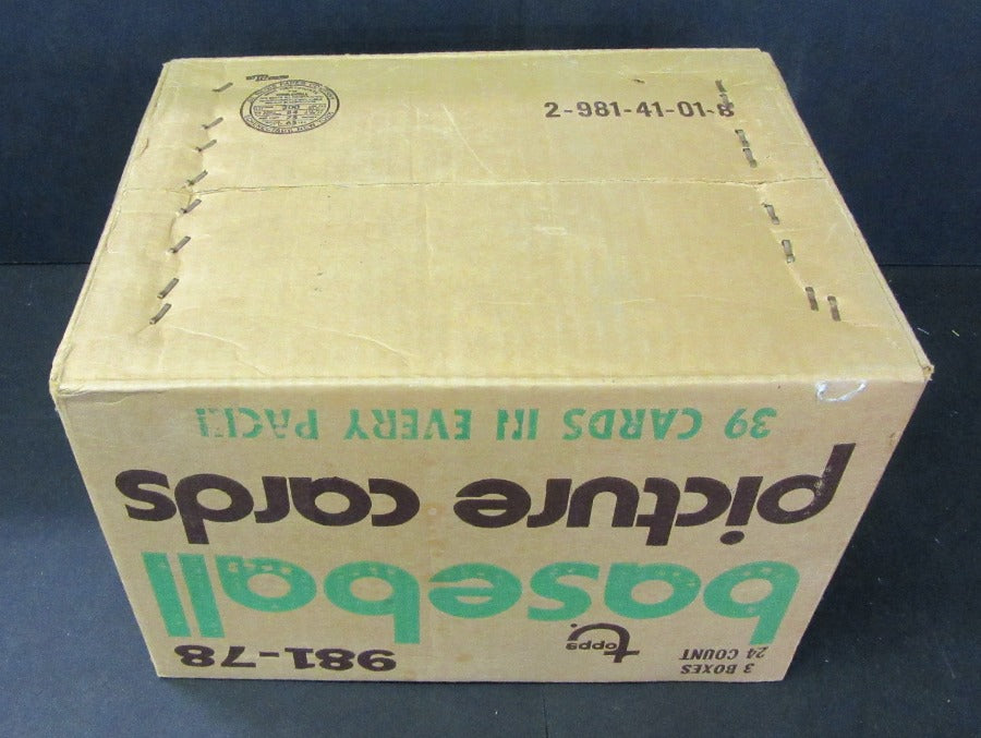 1978 Topps Baseball Rack Pack Case (3 Box)