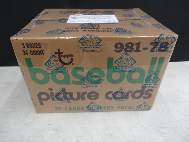 1978 Topps Baseball Rack Pack Case (3 Box) (Authenticate)
